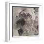 Natural Monotype Dark-Silvia Vassileva-Framed Art Print