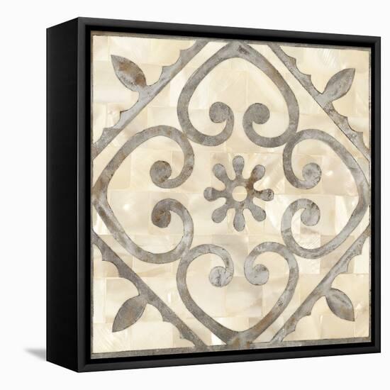 Natural Moroccan Tile 2-Hope Smith-Framed Stretched Canvas