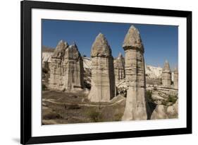 Natural Pinnacles in Volcanic Ash, Zemi Valley, Goreme, Cappadocia, Anatolia, Turkey Minor, Eurasia-Tony Waltham-Framed Photographic Print