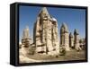 Natural Pinnacles in Volcanic Ash, Zemi Valley, Goreme, Cappadocia, Anatolia, Turkey Minor, Eurasia-Tony Waltham-Framed Stretched Canvas