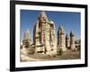 Natural Pinnacles in Volcanic Ash, Zemi Valley, Goreme, Cappadocia, Anatolia, Turkey Minor, Eurasia-Tony Waltham-Framed Photographic Print