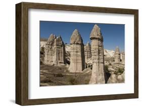 Natural Pinnacles in Volcanic Ash, Zemi Valley, Goreme, Cappadocia, Anatolia, Turkey Minor, Eurasia-Tony Waltham-Framed Photographic Print