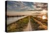 Natural Reserve Valli Di Comacchio in Italy-ermess-Stretched Canvas