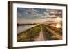 Natural Reserve Valli Di Comacchio in Italy-ermess-Framed Photographic Print