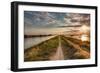Natural Reserve Valli Di Comacchio in Italy-ermess-Framed Photographic Print