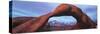 Natural rock formations, Alabama Hills Natural Arch, Mobius Arch, Movie Road, Lone Pine, Califor...-Panoramic Images-Stretched Canvas
