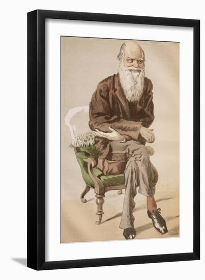 Natural Selection Caricature-null-Framed Giclee Print