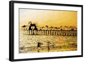 Natural Shadows - In the Style of Oil Painting-Philippe Hugonnard-Framed Giclee Print