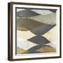 Natural Waves I-Alonzo Saunders-Framed Art Print