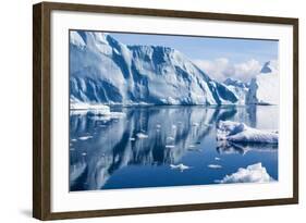 Nature and Landscapes of Greenland. Travel on the Scientific Vessel among Ices. Studying of a Pheno-Denis Burdin-Framed Photographic Print