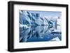 Nature and Landscapes of Greenland. Travel on the Scientific Vessel among Ices. Studying of a Pheno-Denis Burdin-Framed Photographic Print