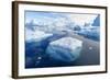 Nature and Landscapes of Greenland. Travel on the Scientific Vessel among Ices. Studying of a Pheno-Denis Burdin-Framed Photographic Print