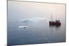 Nature and Landscapes of Greenland. Travel on the Scientific Vessel among Ices. Studying of a Pheno-Denis Burdin-Mounted Photographic Print