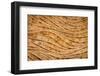 Nature Background of Brown Handicraft Weave Texture Bamboo Surface-wuttichok-Framed Photographic Print