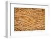 Nature Background of Brown Handicraft Weave Texture Bamboo Surface-wuttichok-Framed Photographic Print