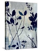 Nature Blue Silhouette I-Danielle Carson-Stretched Canvas