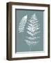 Nature by the Lake Ferns V Gray Mist Crop-Piper Rhue-Framed Art Print