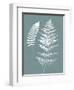 Nature by the Lake Ferns V Gray Mist Crop-Piper Rhue-Framed Art Print