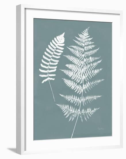 Nature by the Lake Ferns V Gray Mist Crop-Piper Rhue-Framed Art Print