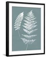 Nature by the Lake Ferns V Gray Mist Crop-Piper Rhue-Framed Art Print