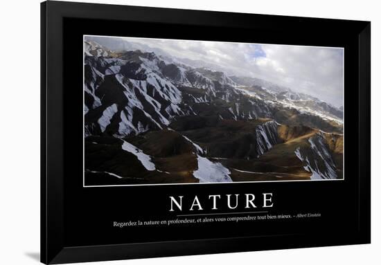 Nature: Citation Et Affiche D'Inspiration Et Motivation-null-Framed Photographic Print