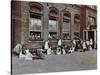 Nature Class in the Playground, Albion Street Girls School, Rotherhithe, London, 1908-null-Stretched Canvas