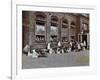 Nature Class in the Playground, Albion Street Girls School, Rotherhithe, London, 1908-null-Framed Photographic Print