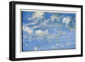 Nature: Cloud Study, C1822-John Constable-Framed Giclee Print