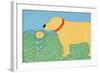 Nature Dog Good Dog Yellow-Stephen Huneck-Framed Giclee Print