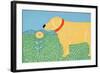 Nature Dog Good Dog Yellow-Stephen Huneck-Framed Giclee Print
