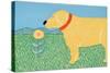 Nature Dog Good Dog Yellow-Stephen Huneck-Stretched Canvas