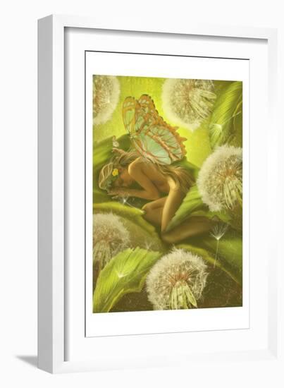 Nature Fairy-null-Framed Art Print