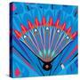 Nature Fan, Anturio Color-Belen Mena-Stretched Canvas