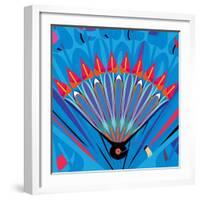 Nature Fan, Anturio Color-Belen Mena-Framed Giclee Print