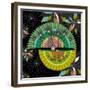 Nature Fan, Coconut Color-Belen Mena-Framed Giclee Print