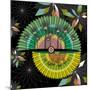 Nature Fan, Coconut Color-Belen Mena-Mounted Giclee Print
