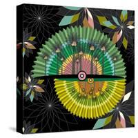 Nature Fan, Coconut Color-Belen Mena-Stretched Canvas