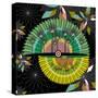 Nature Fan, Coconut Color-Belen Mena-Stretched Canvas