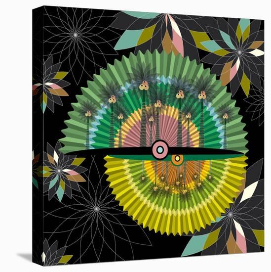 Nature Fan, Coconut Color-Belen Mena-Stretched Canvas