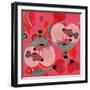 Nature Fan, Fish Color-Belen Mena-Framed Giclee Print