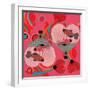 Nature Fan, Fish Color-Belen Mena-Framed Giclee Print