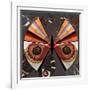 Nature Fan, Moth Color-Belen Mena-Framed Giclee Print