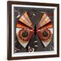 Nature Fan, Moth Color-Belen Mena-Framed Giclee Print