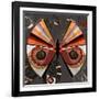 Nature Fan, Moth Color-Belen Mena-Framed Giclee Print