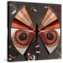 Nature Fan, Moth Color-Belen Mena-Stretched Canvas