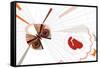 Nature Fan, Moth-Belen Mena-Framed Stretched Canvas