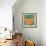 Nature Fan, Orange Color-Belen Mena-Framed Giclee Print displayed on a wall