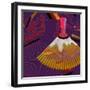 Nature Fan, Volcano Color-Belen Mena-Framed Giclee Print