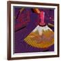 Nature Fan, Volcano Color-Belen Mena-Framed Giclee Print