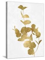 Nature Gold on White I-Danielle Carson-Stretched Canvas